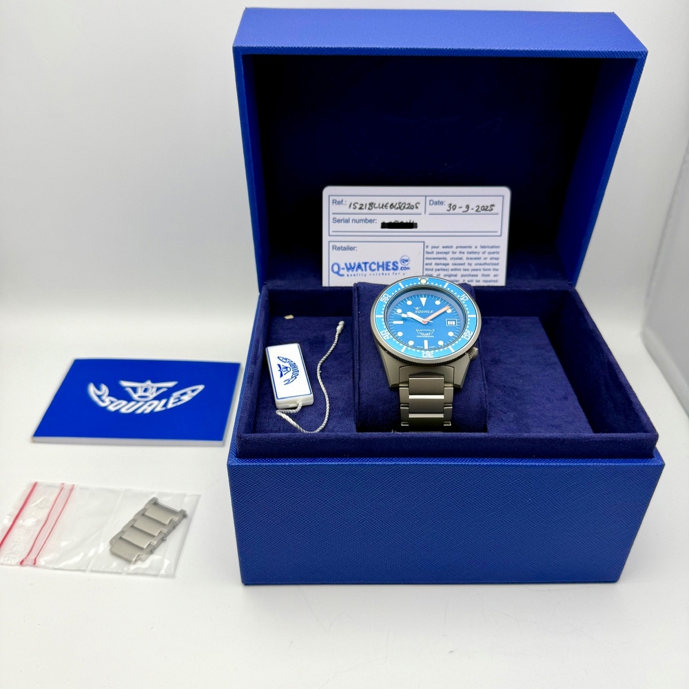 Squale Blue Blasted Bracelet