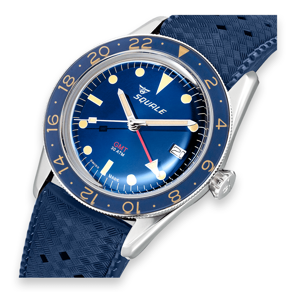 Squale Sub 39 GMT Vintage Blue