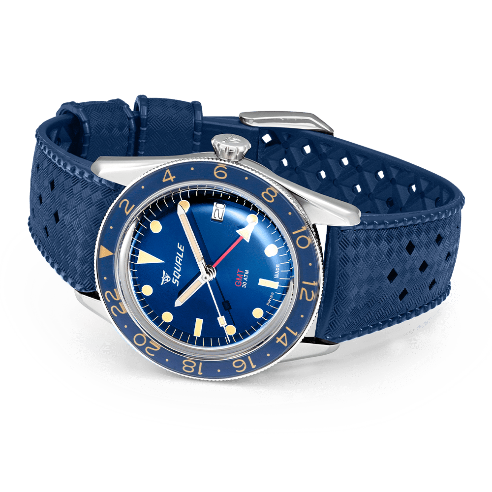 Squale Sub 39 GMT Vintage Blue