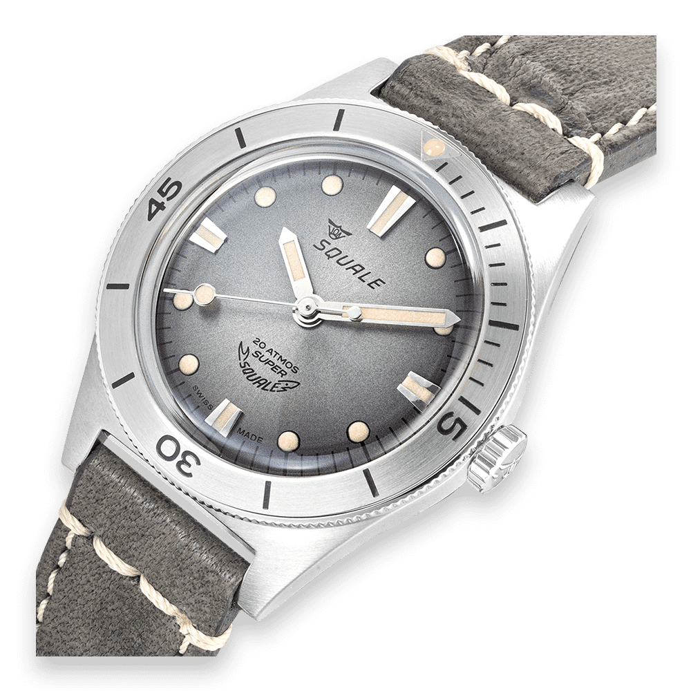 Super Squale Sunray Grey Leather