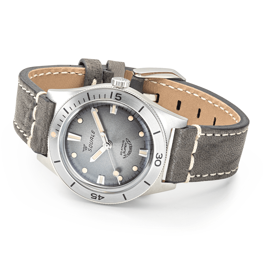 Super Squale Sunray Grey Leather