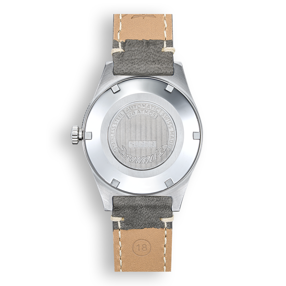 Super Squale Sunray Grey Leather