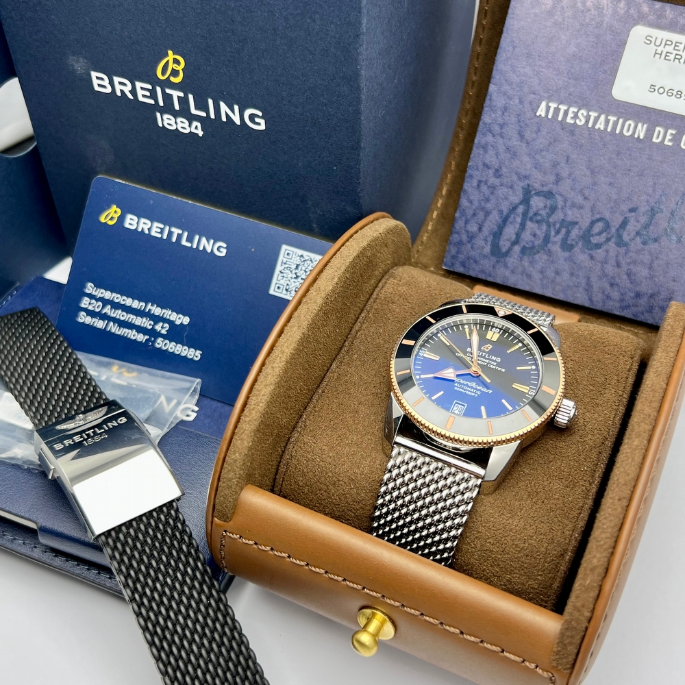Breitling Superocean Heritage B20 42 Rose Gold 