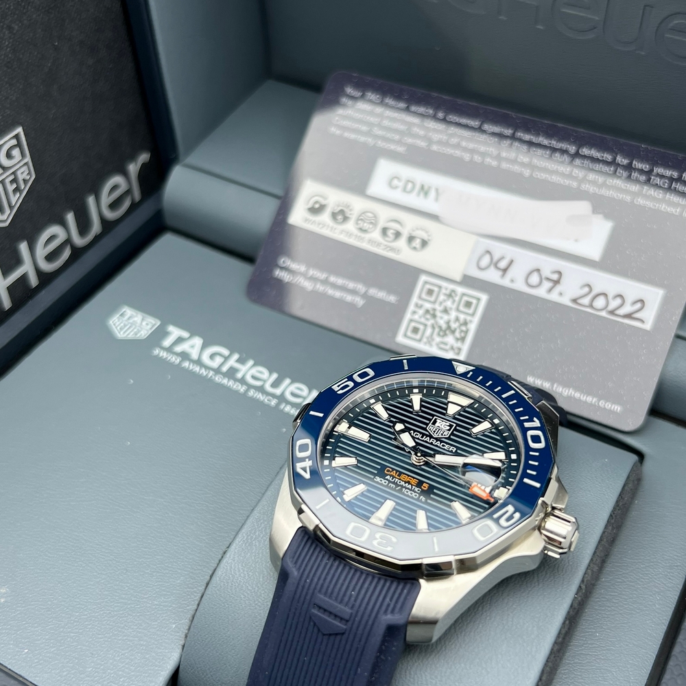 Tag Heuer Aquaracer 41 calibre 5 blue 