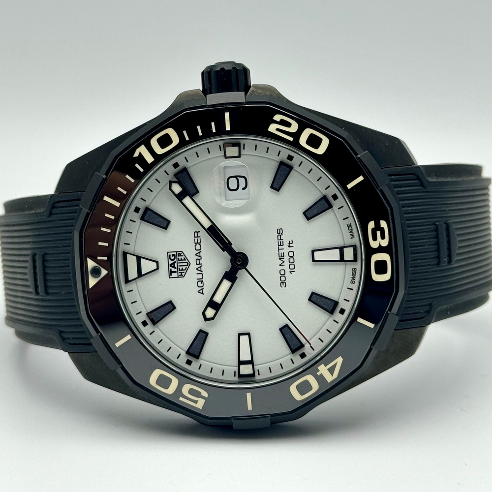 Tag Heuer Aquaracer Titanium Black "Full lume"
