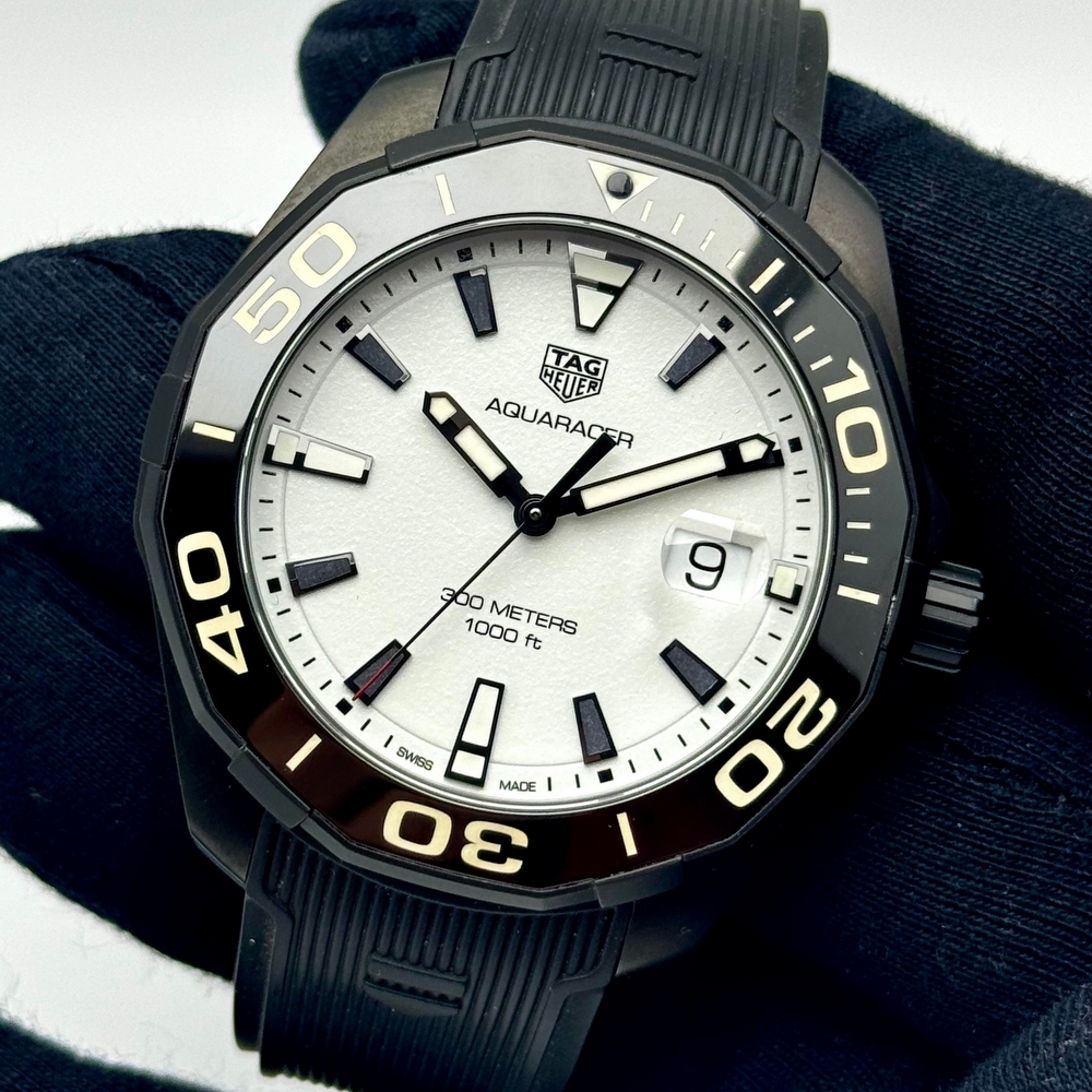 Tag Heuer Aquaracer Titanium Black "Full lume"