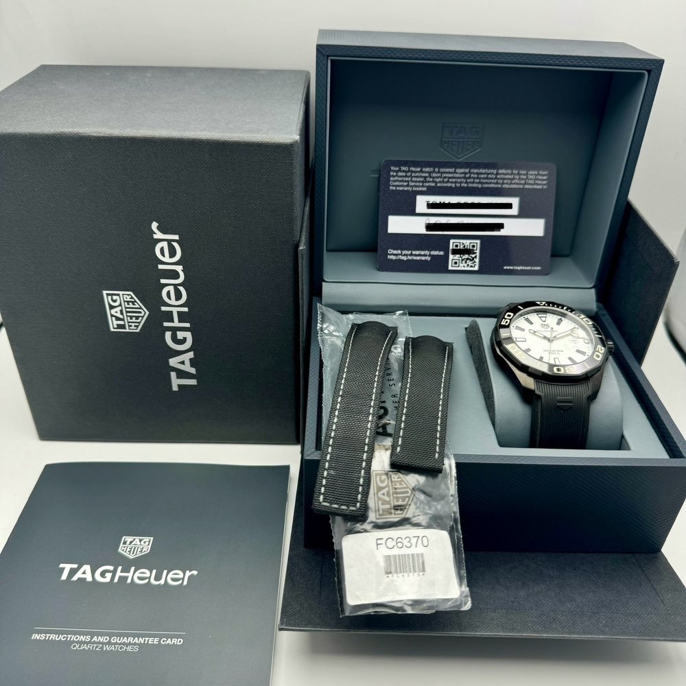 Tag Heuer Aquaracer Titanium Black "Full lume"