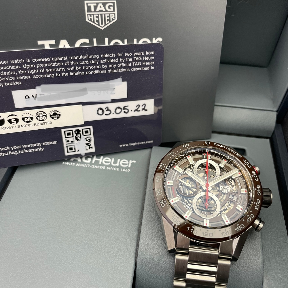Tag Heuer Carrera Calibre HEUER 01 Dark Brown