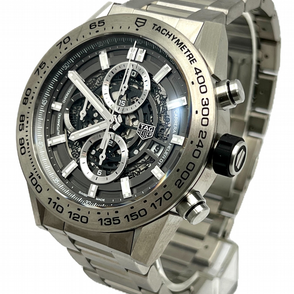 TAG HEUER CARRERA CHRONOGRAPH SKELETON TITAN NEW