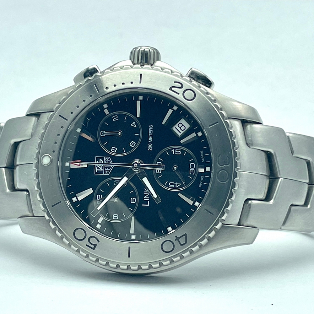 Tag heuer link chronograph quartz discount