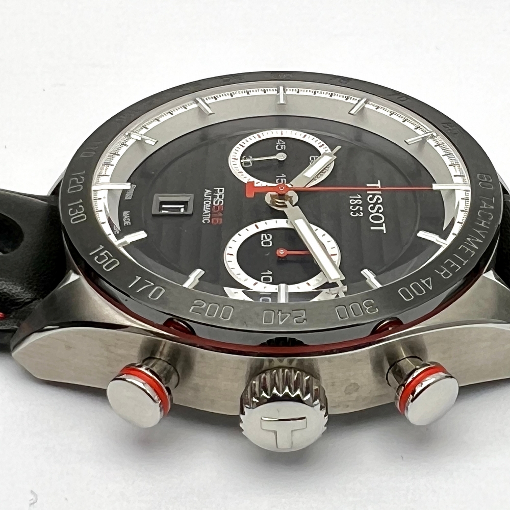 Tissot T-Sport PRS 516 Quartz Chronograph – Orologio Uomo, Cassa E Cinturino Argento, Vetro Zaffiro, T100.417.11.031.00