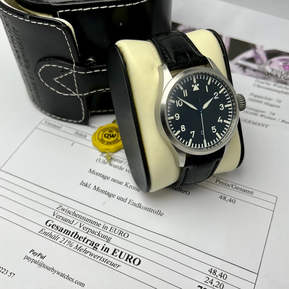 Tourby Pilot Automatic hand decorated