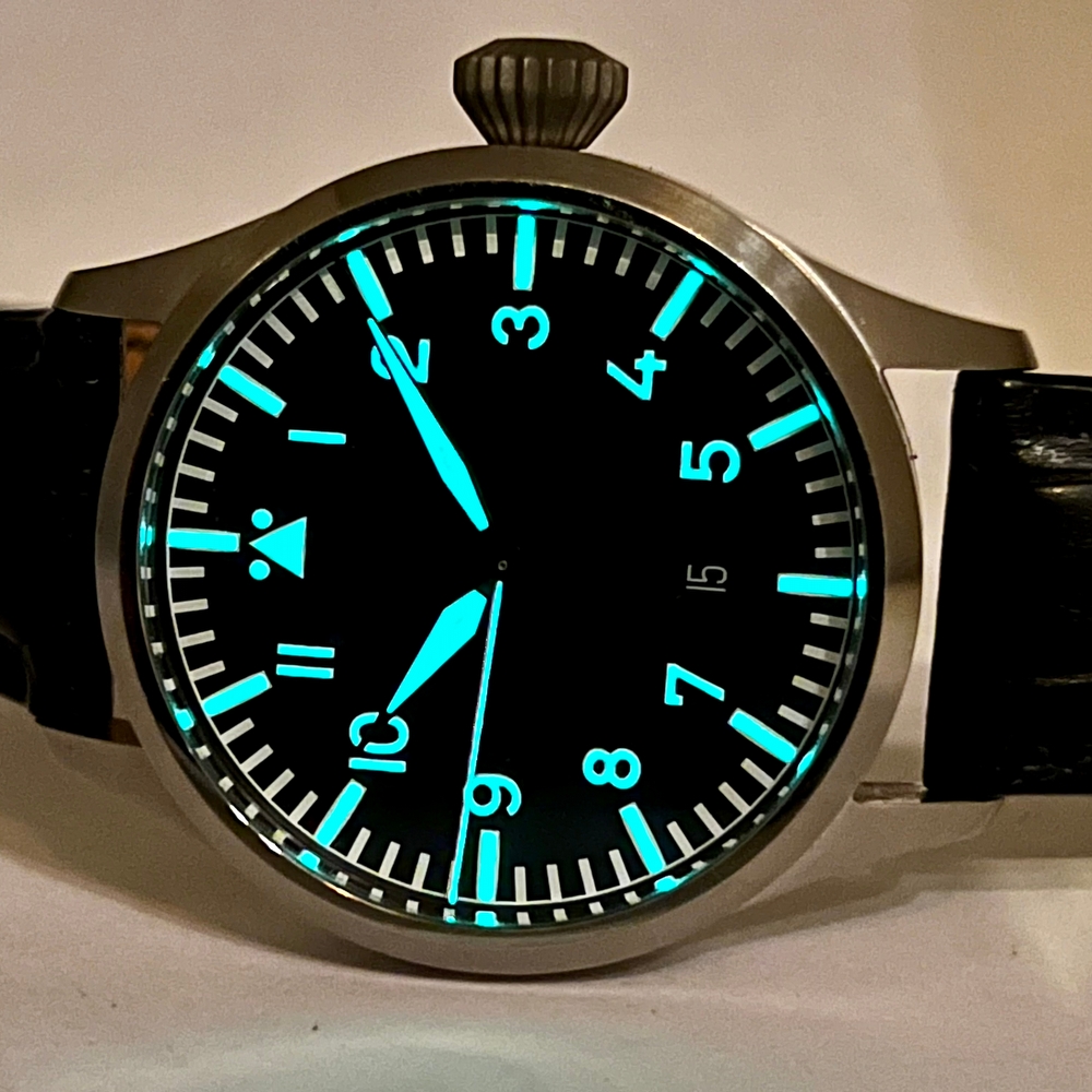 Tourby Pilot Automatic hand decorated