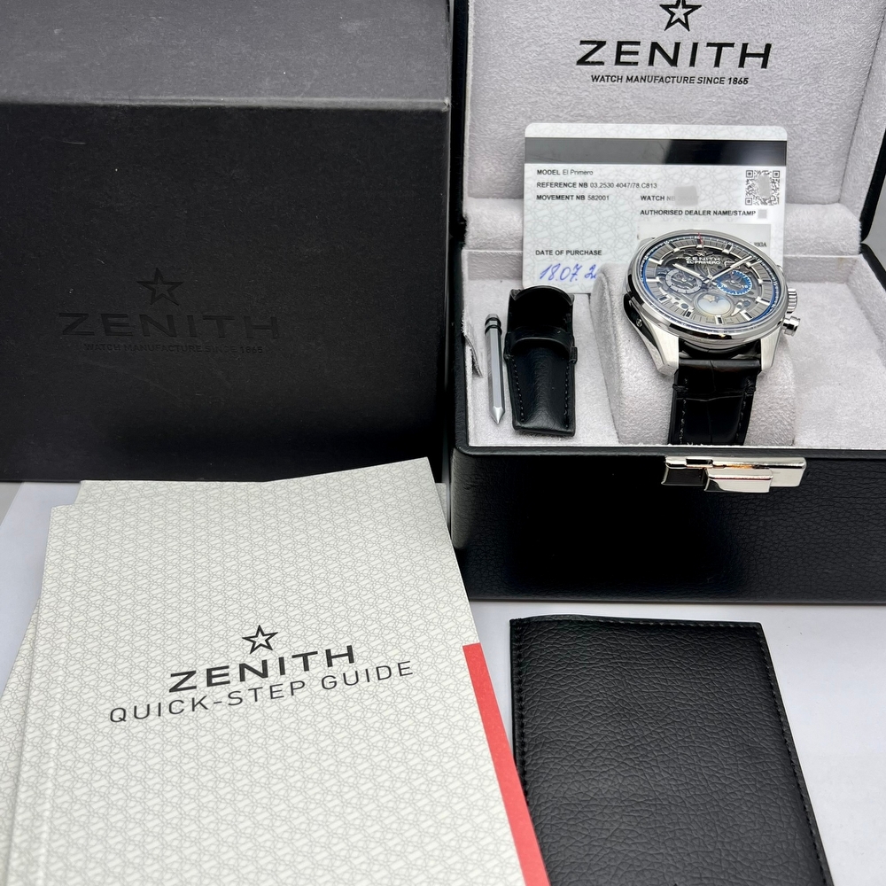 Zenith Chronomaster El Primero Grande Date Moon Full Open 