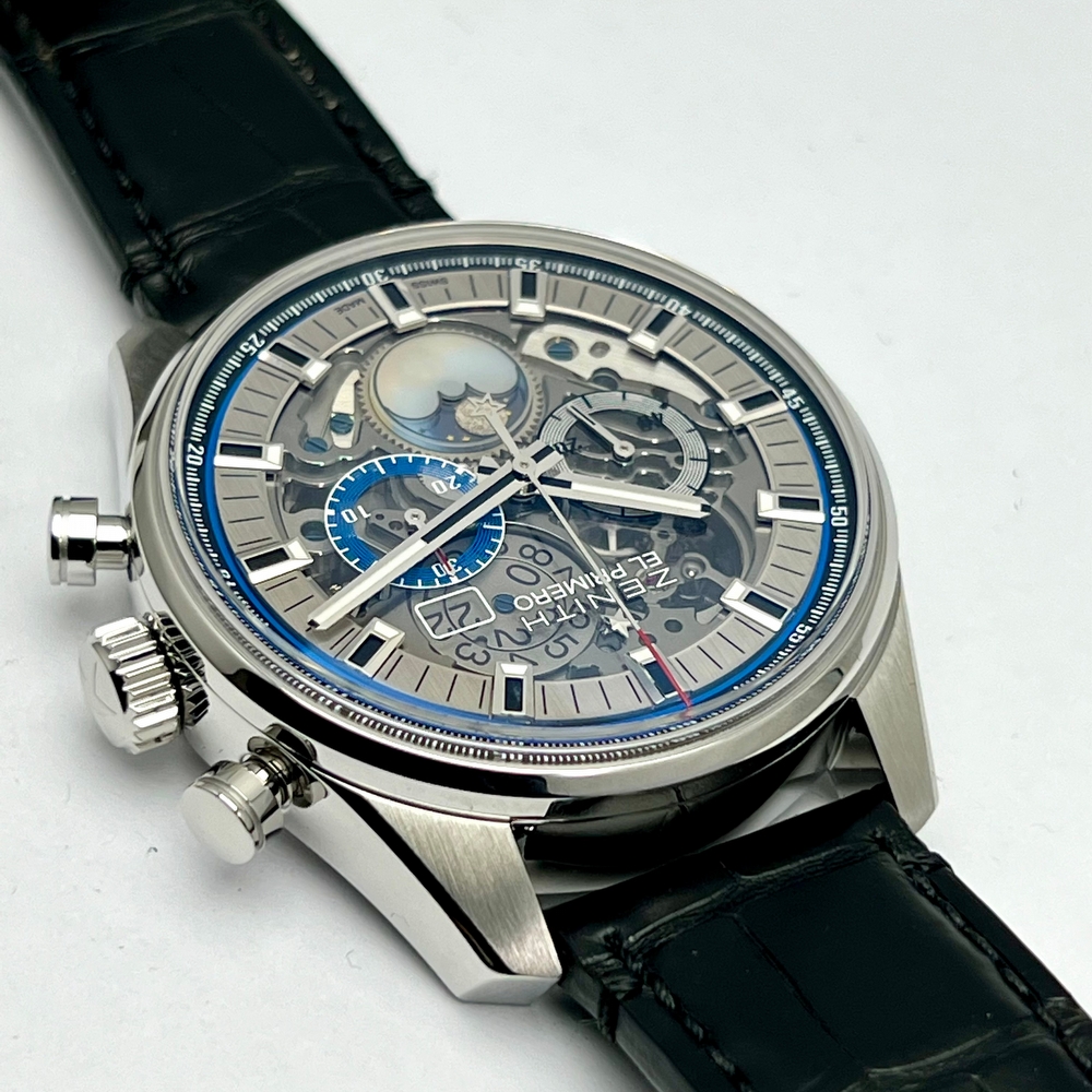 Zenith Chronomaster El Primero Grande Date Moon Full Open 