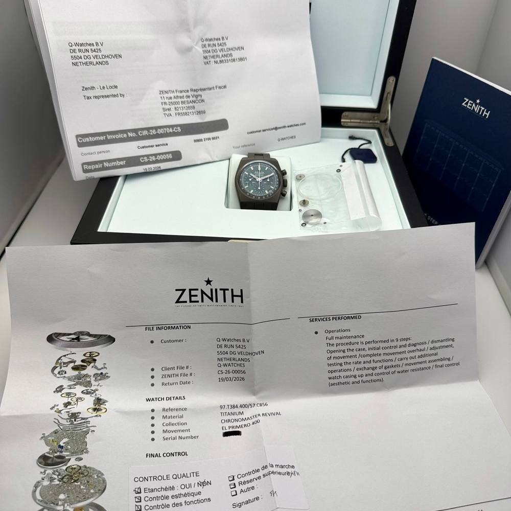 Zenith A384 Chronomaster Revival Safari Boutique 