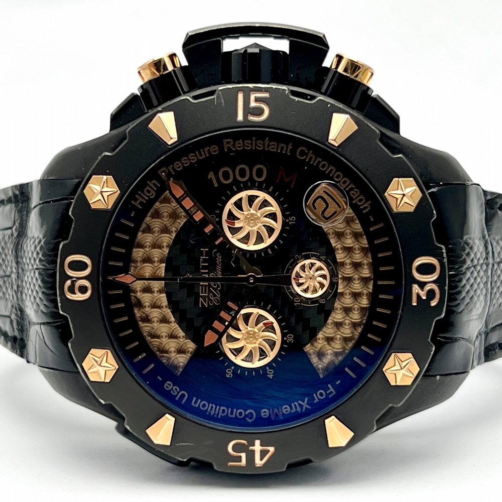 $34,600 Zenith Defy Extreme El Primero 18K Rose Gold Titanium Watch  9605284021