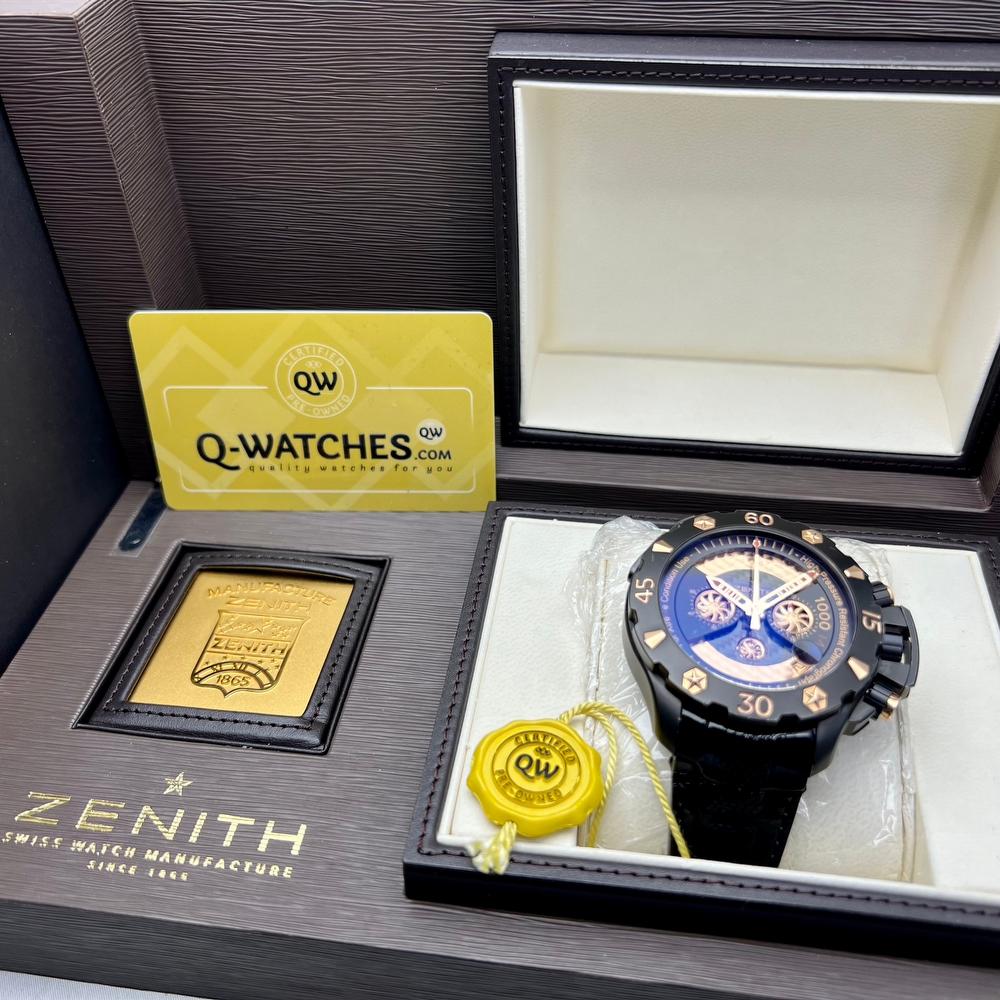 Zenith Defy Xtreme Rose Gold and Titanium 