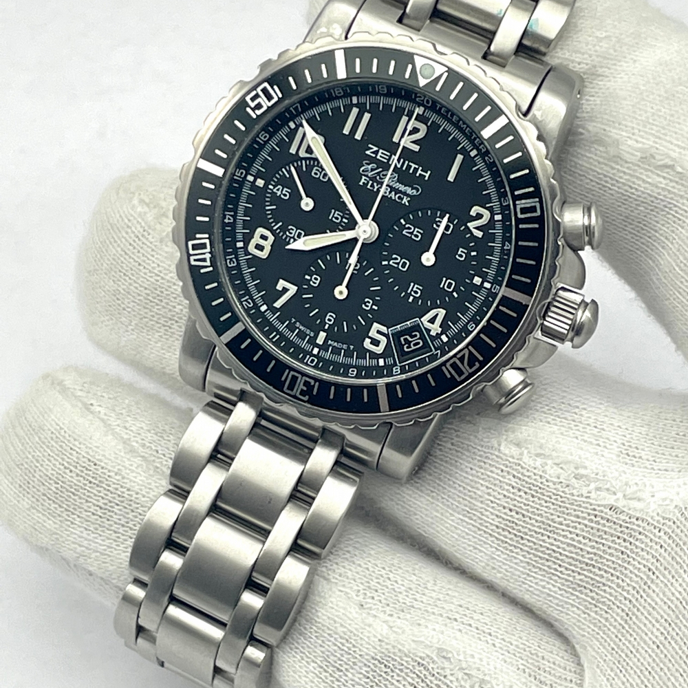 Zenith El Primero Rainbow Flyback Tritium Dial