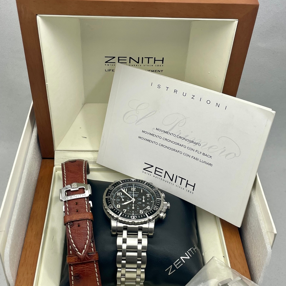 Zenith El Primero Rainbow Flyback Tritium Dial
