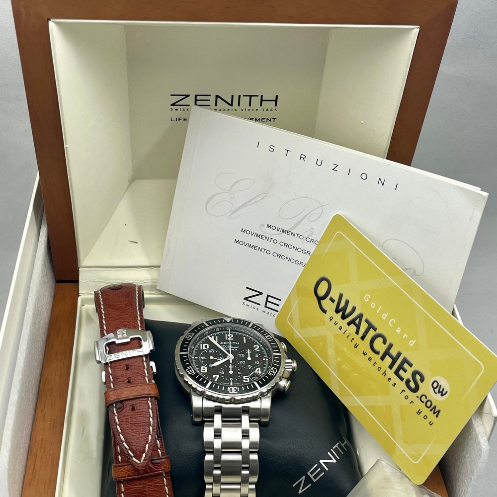 Zenith El Primero Rainbow Flyback Tritium Dial