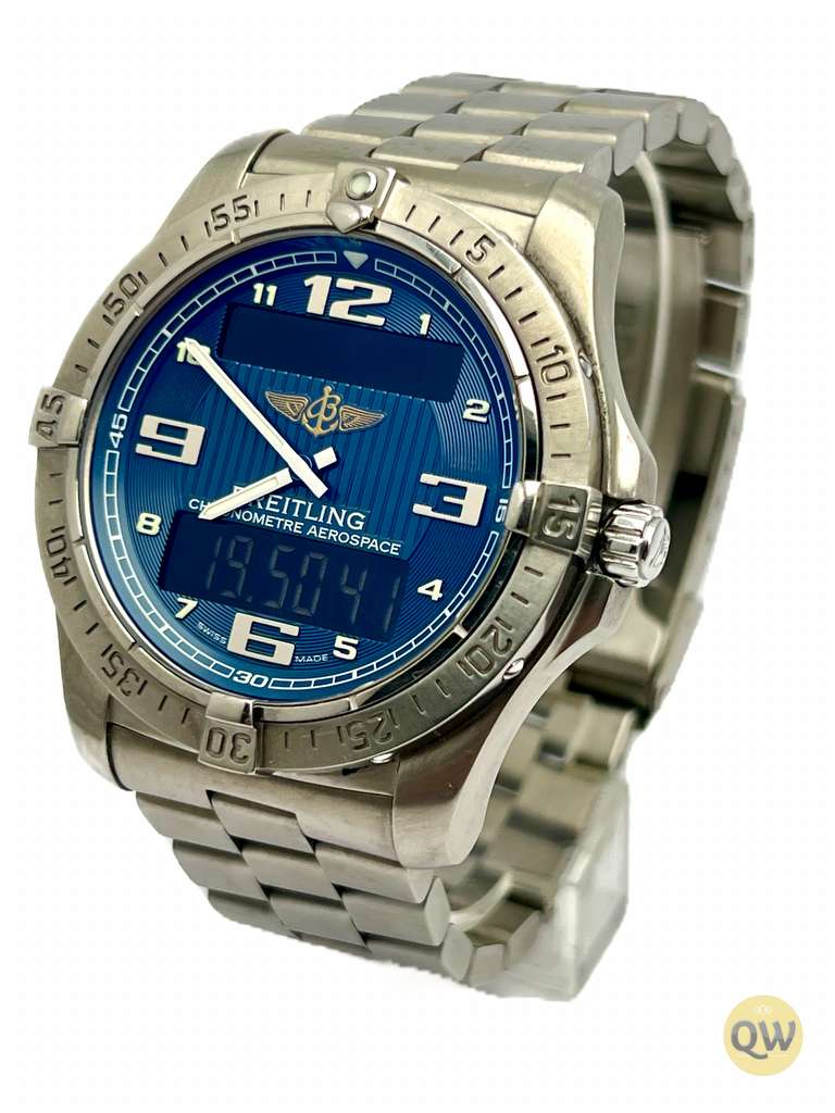 Breitling Aerospace Avantage Airforce Blue dail