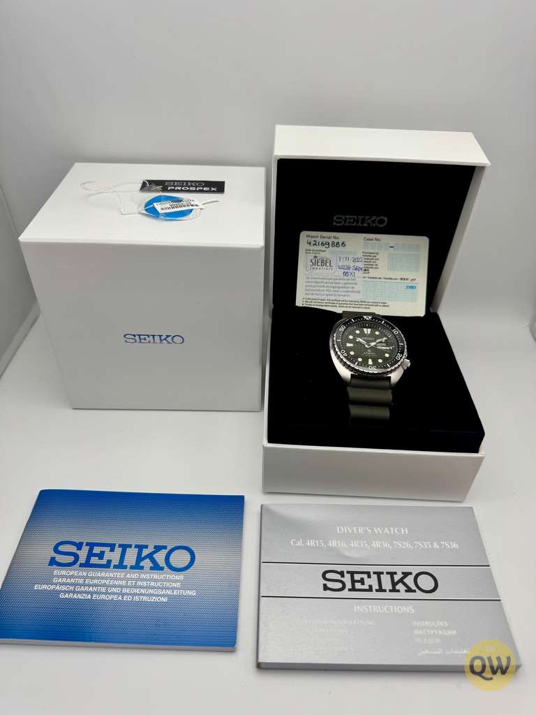 Orologio Subacqueo Uomo Seiko Prospex King Turtle SRPK01K1 - Quadrante Blu, Cassa 45mm, Bracciale Acciaio, Impermeabile 200m, Edizione Speciale