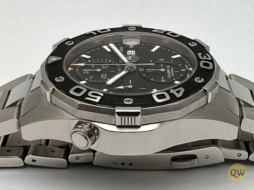 Tag heuer aquaracer 500m calibre 16 on sale automatic chronograph 44mm review
