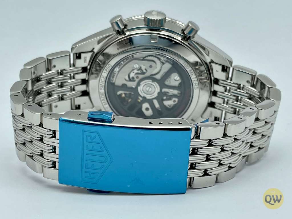 Cinturino In Pelle Rosso 20 Mm Per Heuer Autavia Carrera, Stile Vintage Con Fibbia Heuer, Made In Switzerland