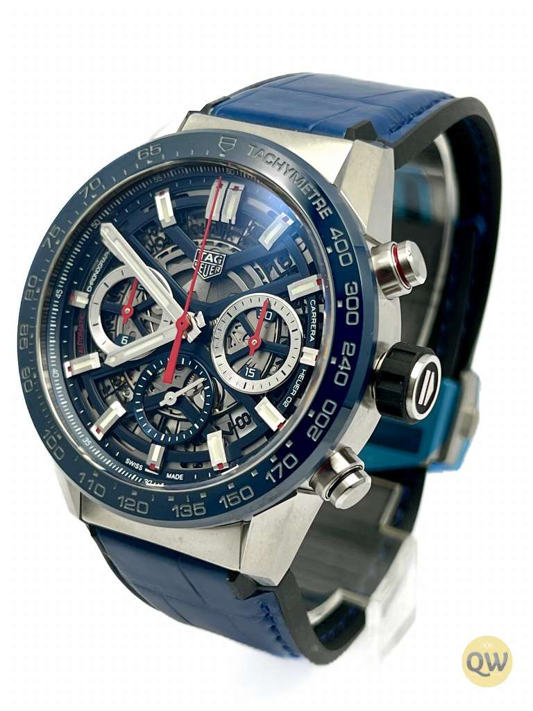Tag heuer top carrera skeleton blue