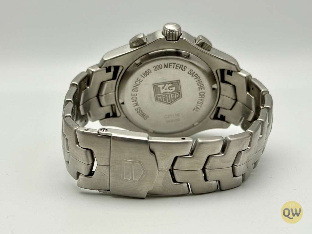 TAG Heuer Link Chronograph シルバー TAG Heuer Link Silver Dial Chronograph | New York Jewelers